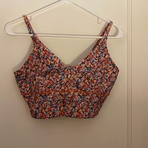 Lulu lemon multi colored sports bra